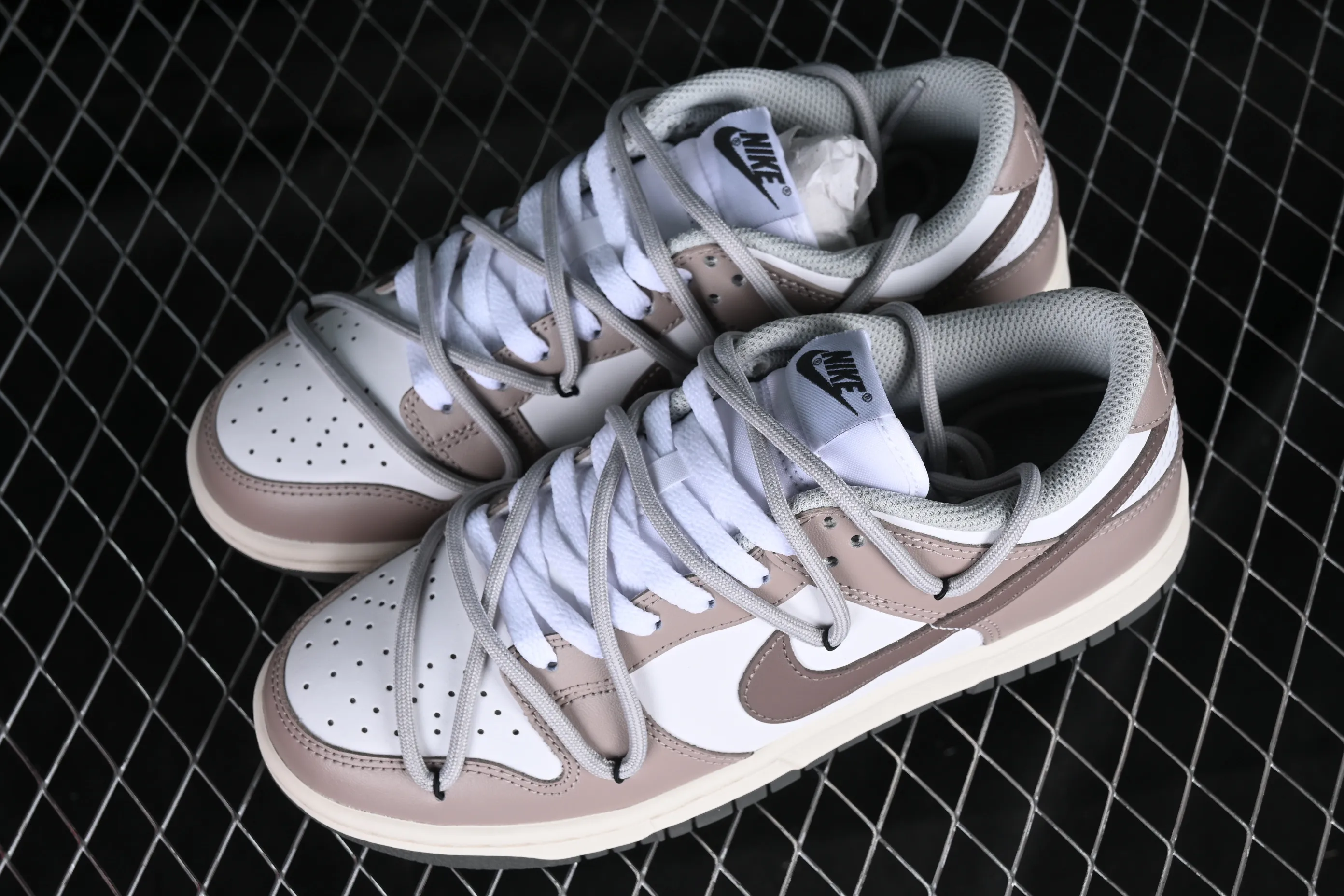 All categories Nk SB Dunk series Nk SB Dunk Low low-top sneakers Nk Dunk Low Retro customized version of deconstructed strappy low-top casual sneakers DD1503-117